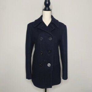 Monterey Club Vintage US Navy Wool Double Breasted Pea Coat